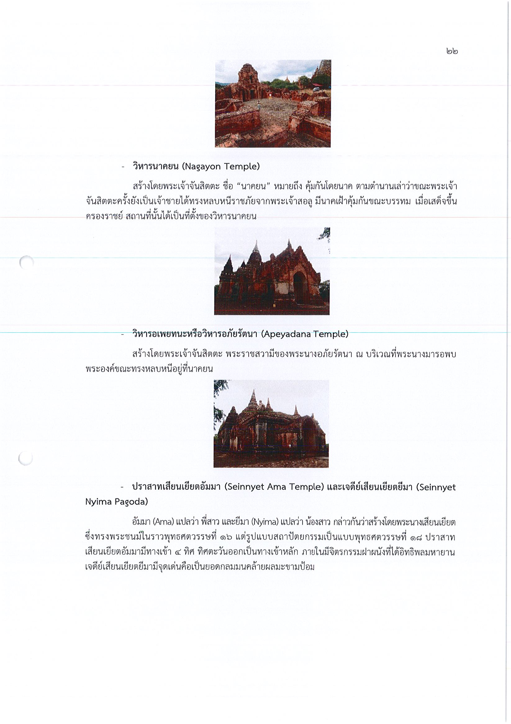 รายงานการเดินทางไปราชการ ณ สาธารณรัฐแห่งสหภาพเมียนมาร์ ระหว่างวันที่ 19 – 26 พฤศจิกายน 2560 โครงการสัมมนาในหัวข้อ Myanmar History from Myanmar Perspectives