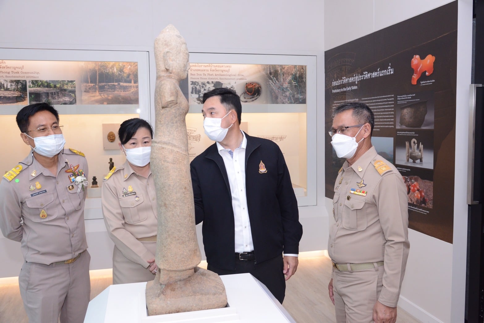 พิธีเปิดนิทรรศการถาวรพิพิธภัณฑสถานแห่งชาติ บ้านเก่า จังหวัดกาญจนบุรี