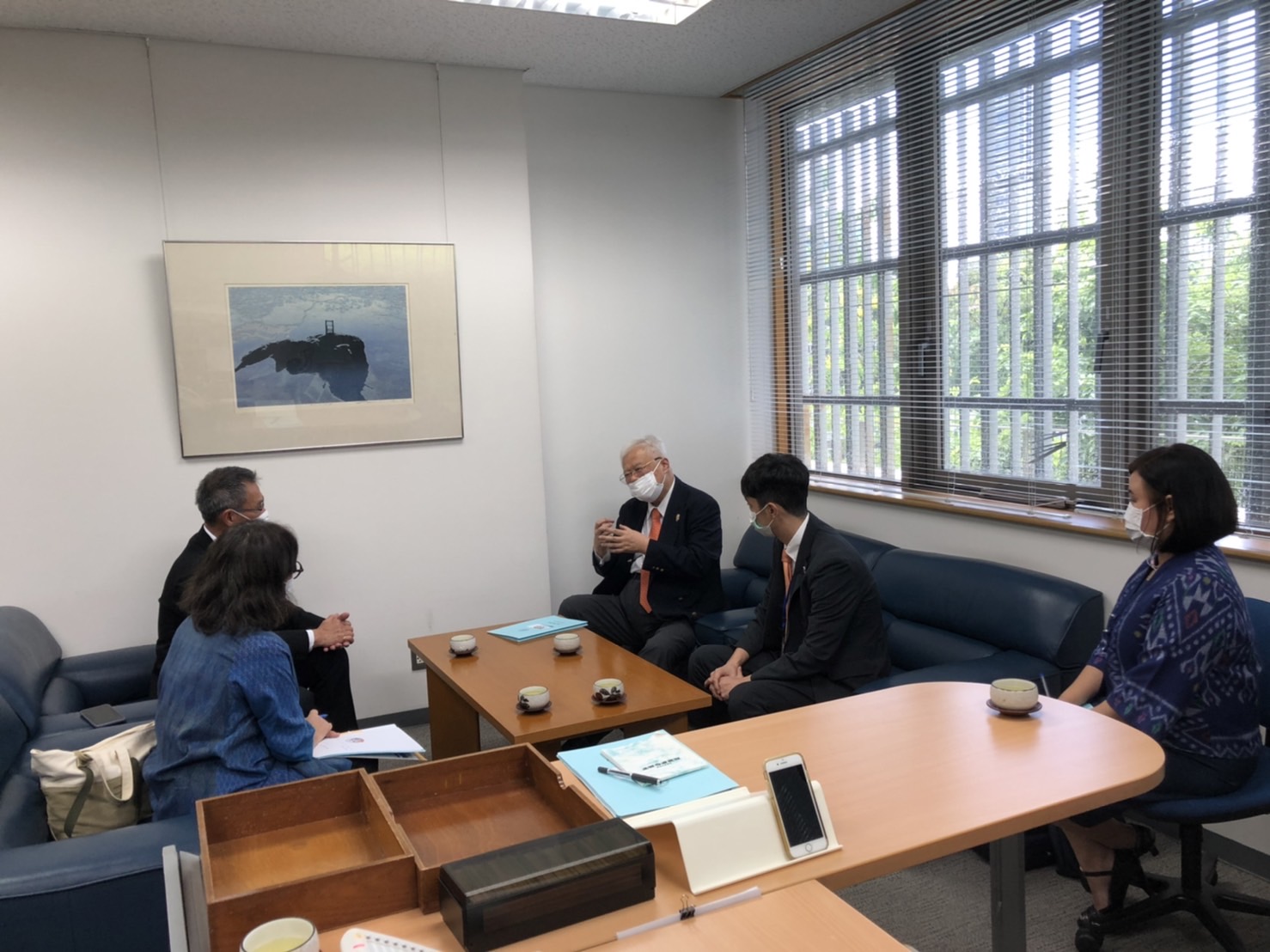 กลุ่มแผนงาน โครงการและวิเทศสัมพันธ์ กรมศิลปากร เข้าเยี่ยมคารวะ อัครราชทูตที่ปรึกษา และผู้อำนวยการสำนักข่าวสารญี่ปุ่น