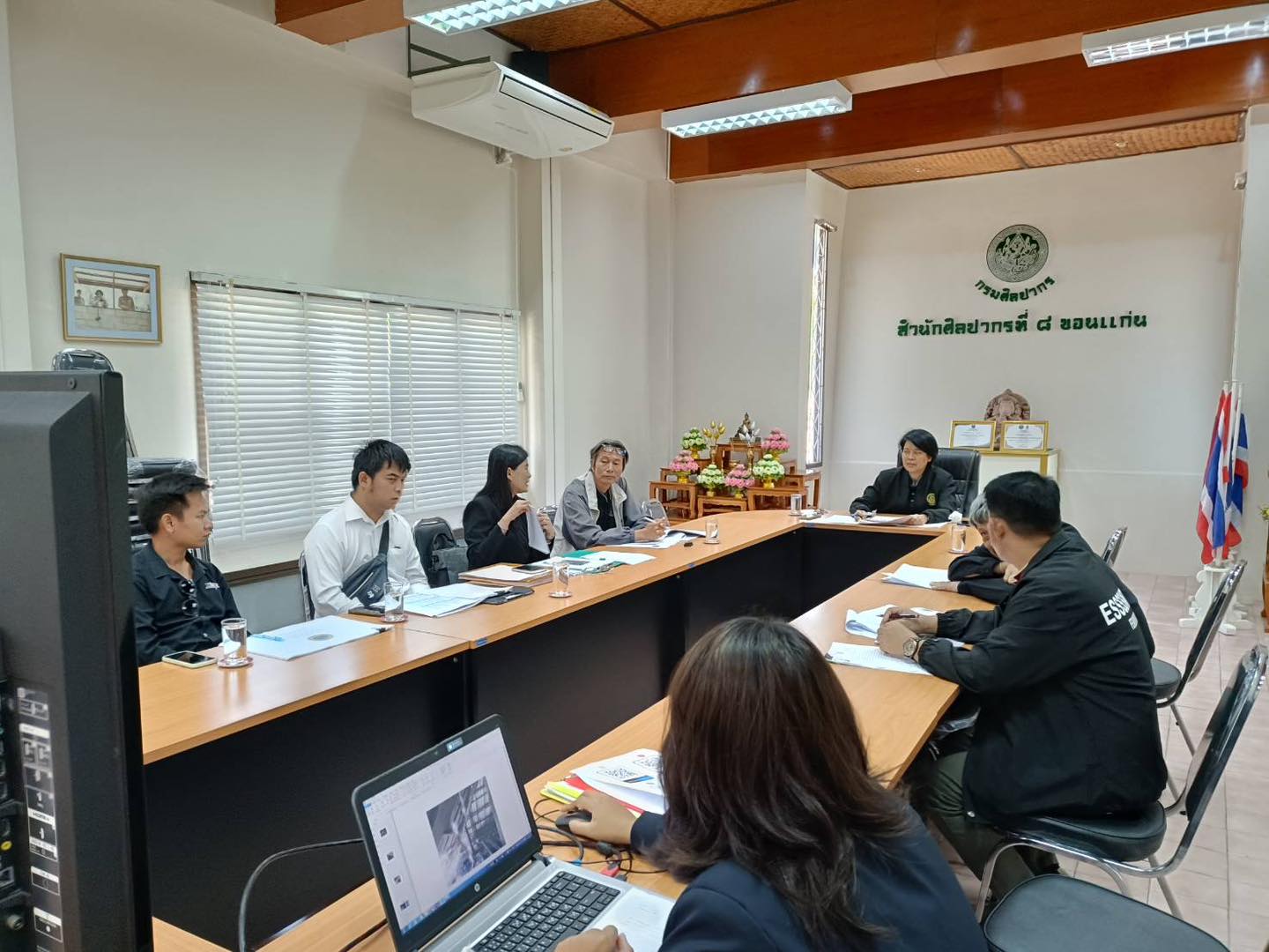 ภาพประกอบ :หารือการปรับปรุงอาคารพิพิธภัณฑ์จังหวัดหนองคาย