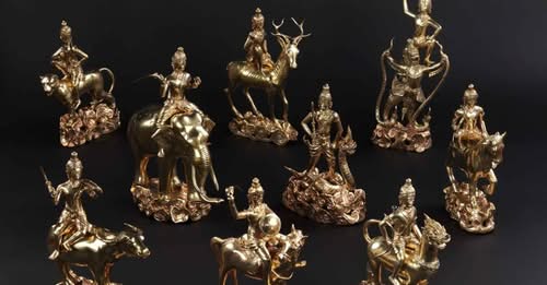 ภาพประกอบ :เทวดานพเคราะห์ ผู้เป็นเจ้าเรือนชะตามนุษย์ในตำราโบราณ