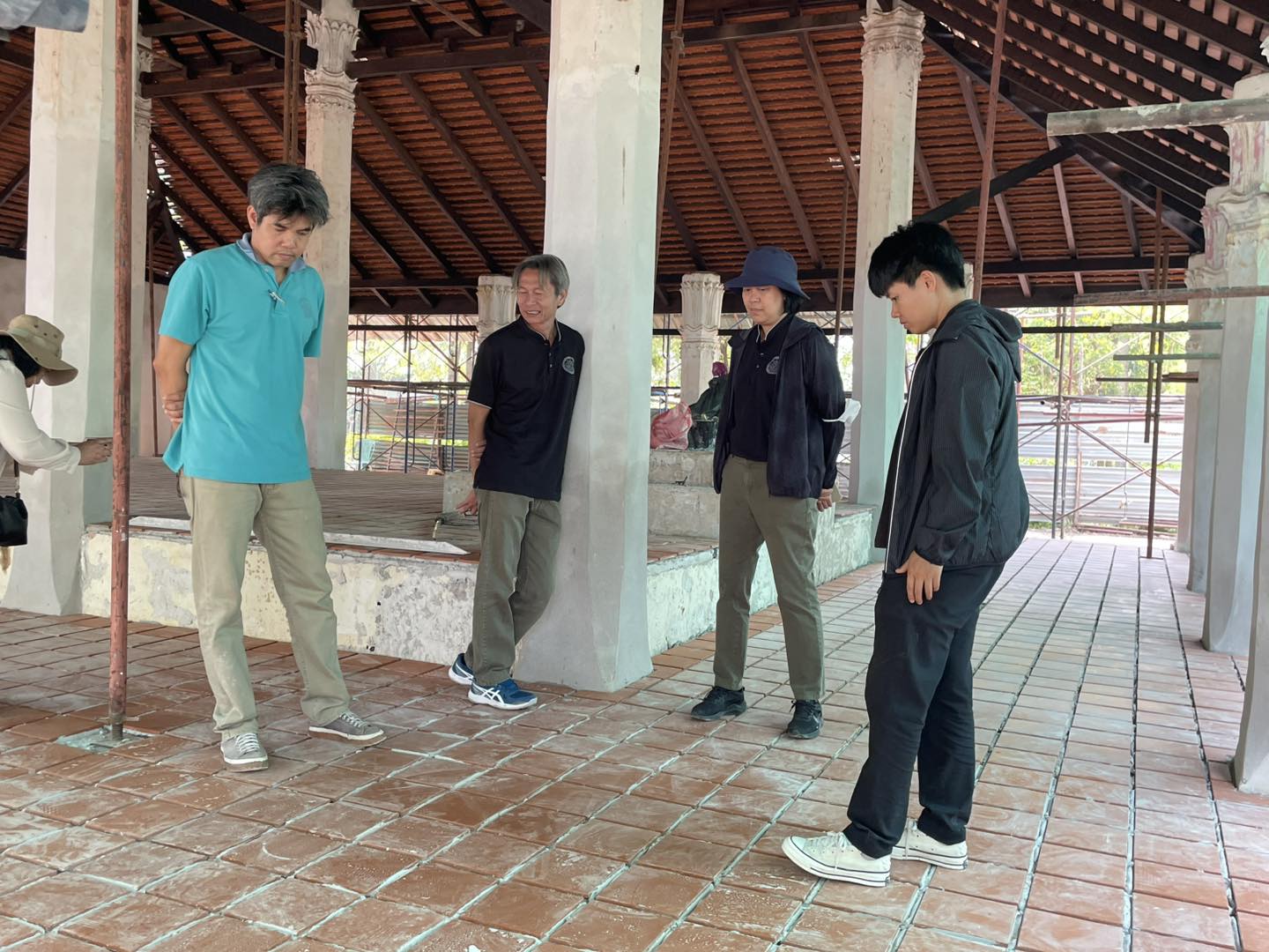 ภาพประกอบ :ตรวจรับงานงวดที่ ๒ โครงการบูรณะโบราณสถานศาลาการเปรียญ วัดราชโพนเงิน ตำบลโพนแพง อำเภอรัตนวาปี จังหวัดหนองคาย