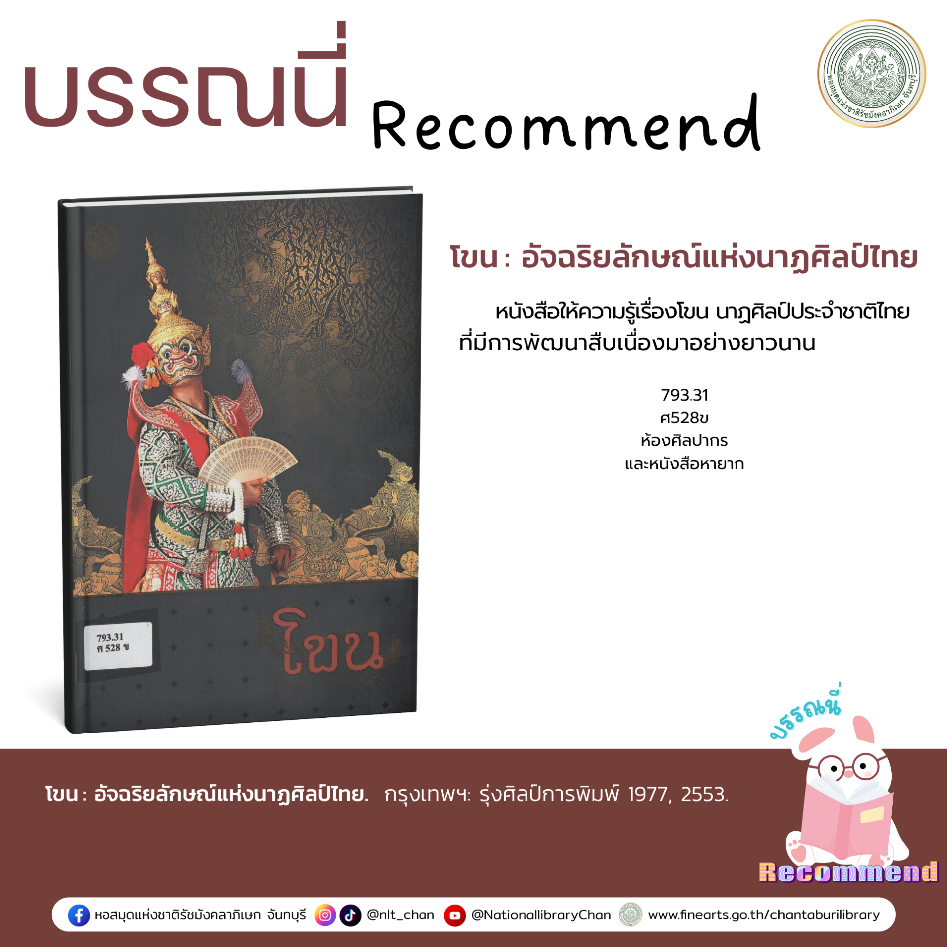 ภาพประกอบ :โขน : อัจฉริยลักษณ์แห่งนาฏศิลป์ไทย