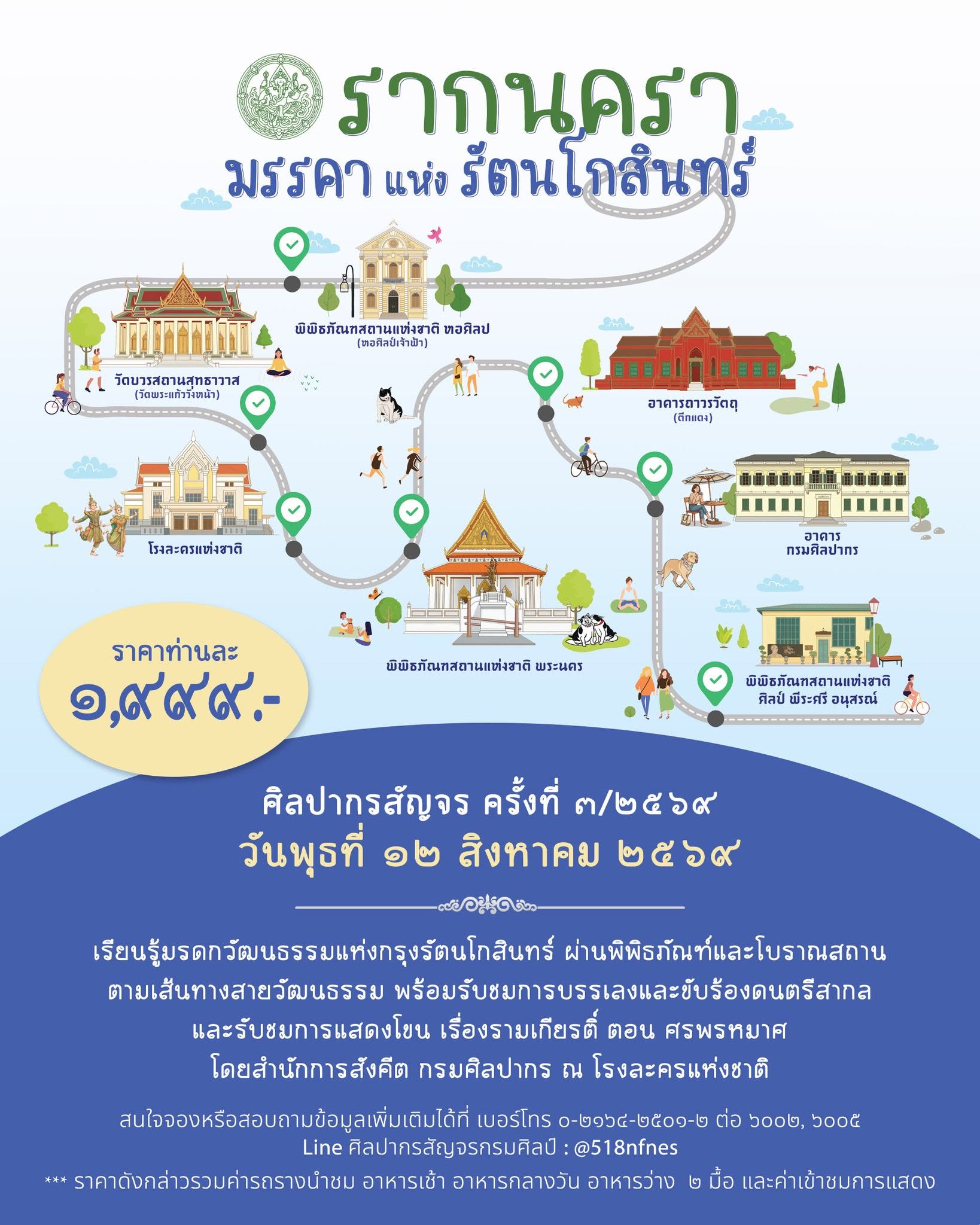 ภาพประกอบ :กรมศิลป์ชวนออกเดินทางตามรอยมรดกแห่งกรุงรัตนโกสินทร์ "รากนครา มรรคาแห่งรัตนโกสินทร์"