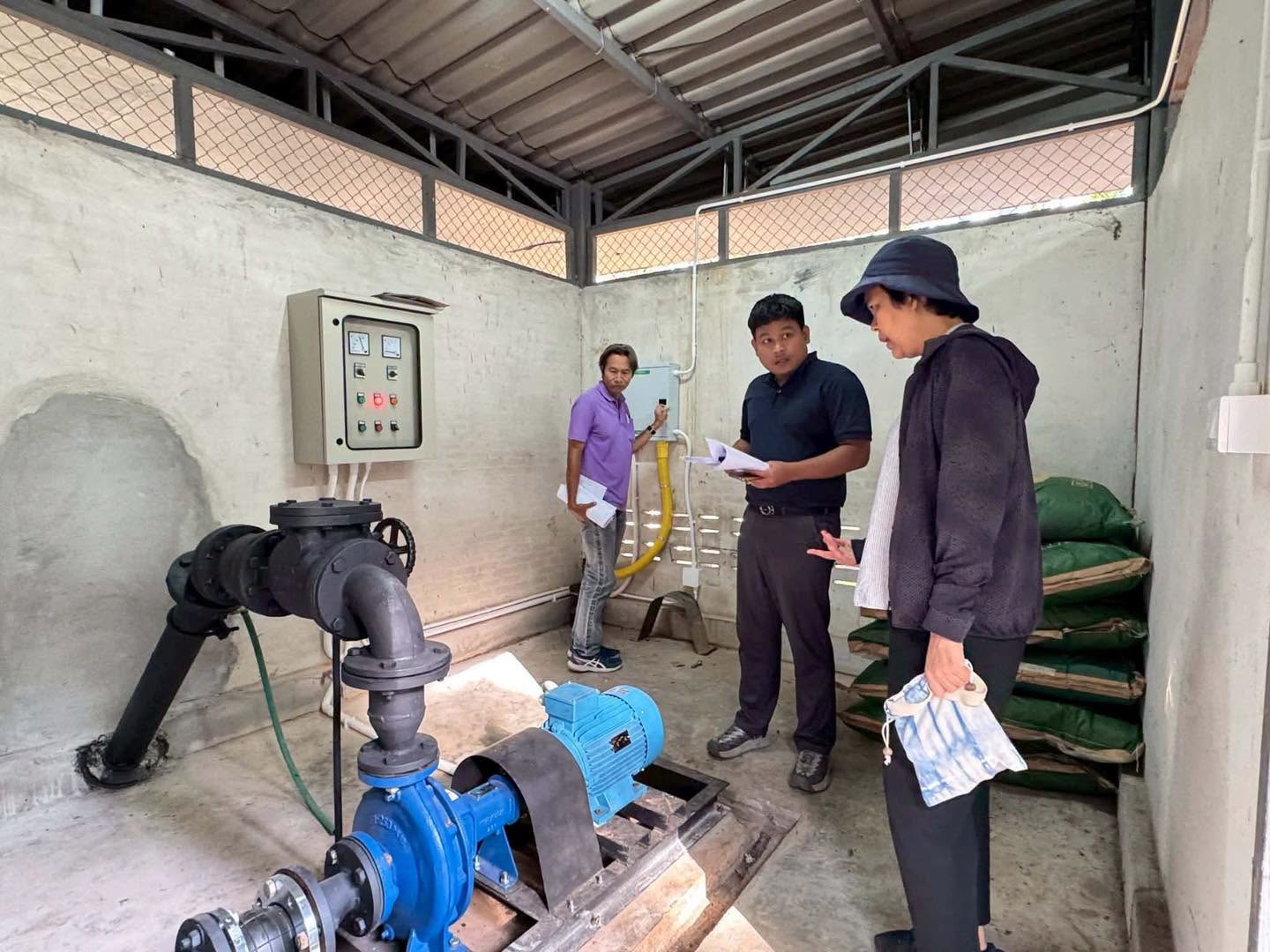 ภาพประกอบ :ตรวจรับงานงวดที่ ๑ โครงการปรับปรุงระบบประปาเพื่ออำนวยความสะดวกนักท่องเที่ยวแหล่งมรดกโลกอุทยานประวัติศาสตร์ภูพระบาท ตำบลเมืองพาน อำเภอบ้านผือ จังหวัดอุดรธานี