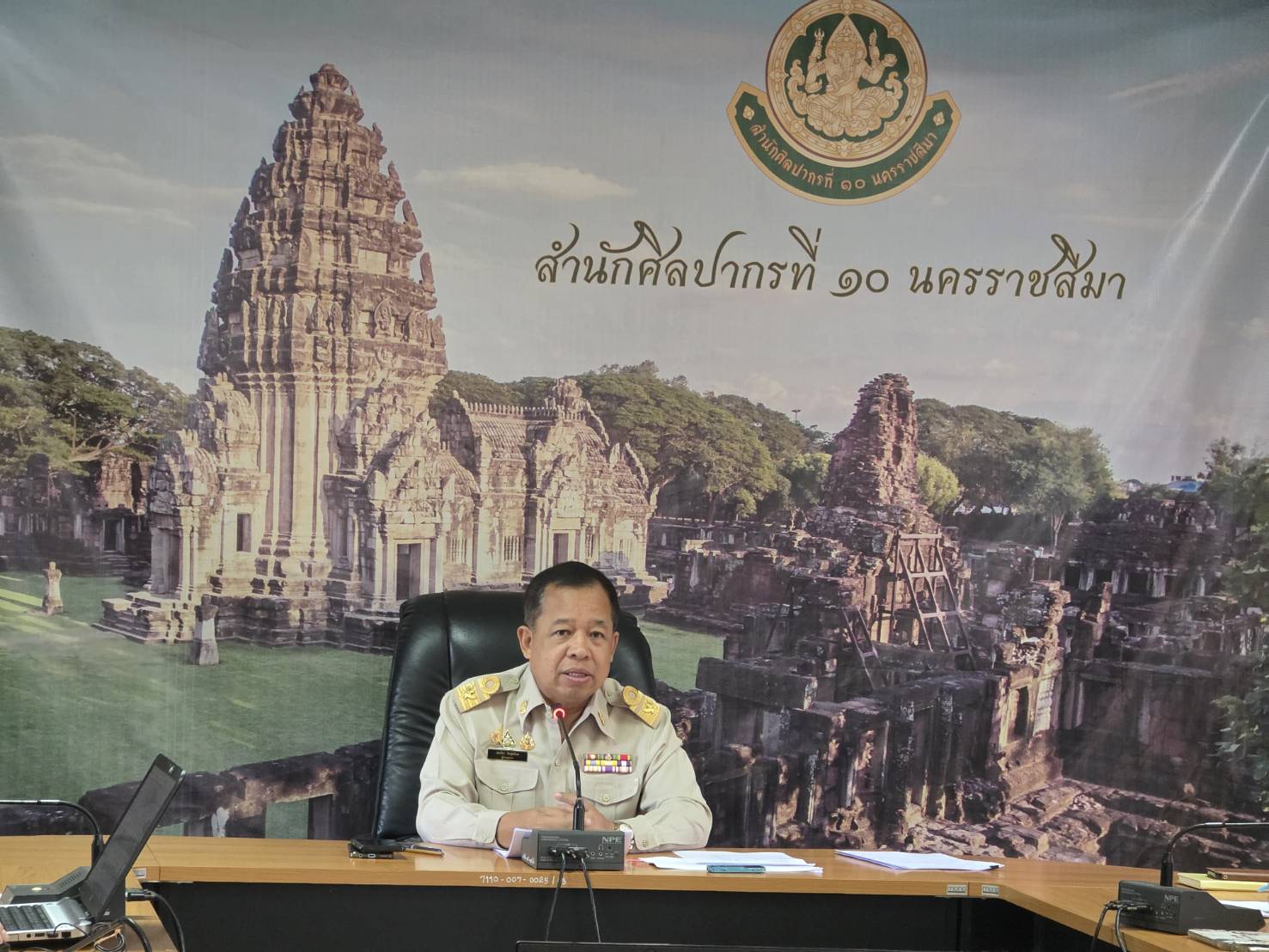 ภาพประกอบ :การประชุมสรุปผลการดำเนินงานตามแผนปฏิบัติการ ประจำปีงบประมาณ พ.ศ. 2569 ครั้งที่ 2/2569  และการประชุมคณะกรรมการวิชาการอนุรักษ์โบราณสถานระดับสำนัก ครั้งที่ 3/2569