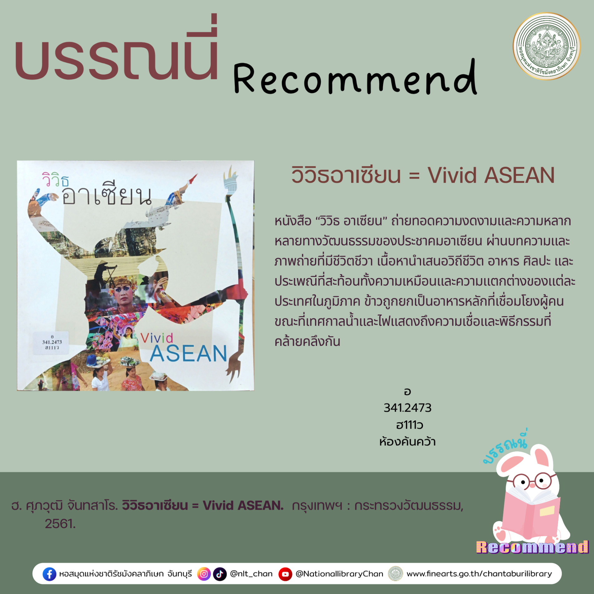 ภาพประกอบ :วิวิธอาเซียน = Vivid ASEAN