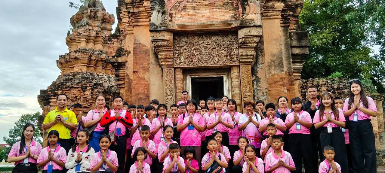 ภาพประกอบ :โรงเรียนบ้านเลียบ ตำบลโนนทราย อำเภอมหาชัยชนะ จังหวัดยโสธร ๑๖.๓๐ น.